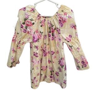 Carolina Kids Floral Baby Doll Top SZ 5